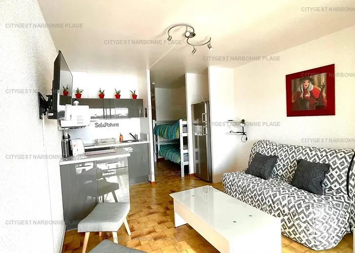 Apartment 4 Pers Avec Clim Et Parking, Port - Fr-1-619-136